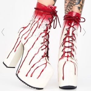 Dolls Kill shoes | SOLD OUT SCREAM QUEEN BOOTS
